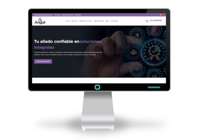 Página web Angut S.A.S