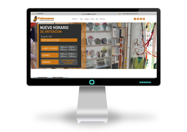 Página web Calzamos