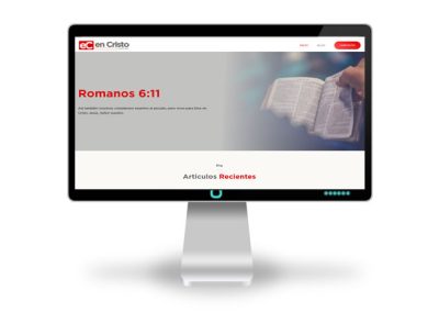 Página web En Cristo Blog Cristiano