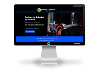 Página web Mundo Limpieza Panama