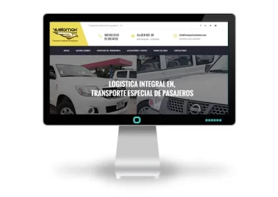 Página web Transporte Vuelomax