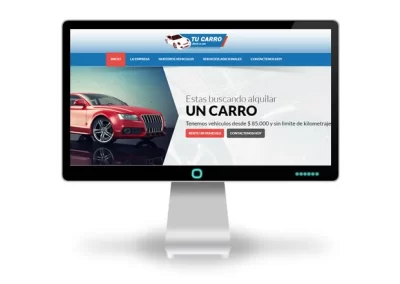 Página web Tu carro rent a car